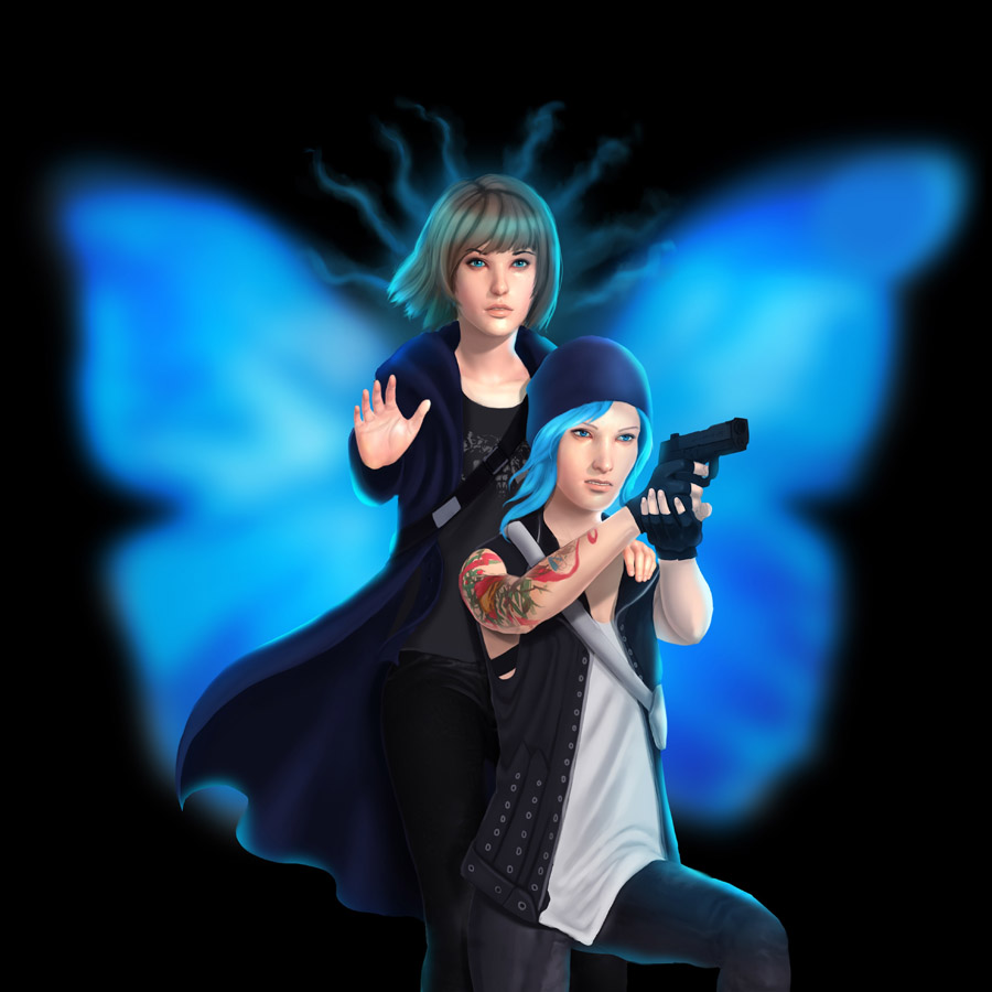 Max and Chloe painting by ArtKitten